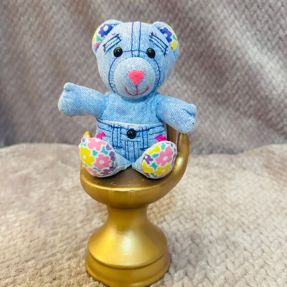 1995 Vintage MINI Pocket Doodle Bear Plush - Picture 1 of 7